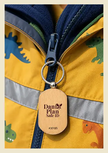 SafeID zipper tag